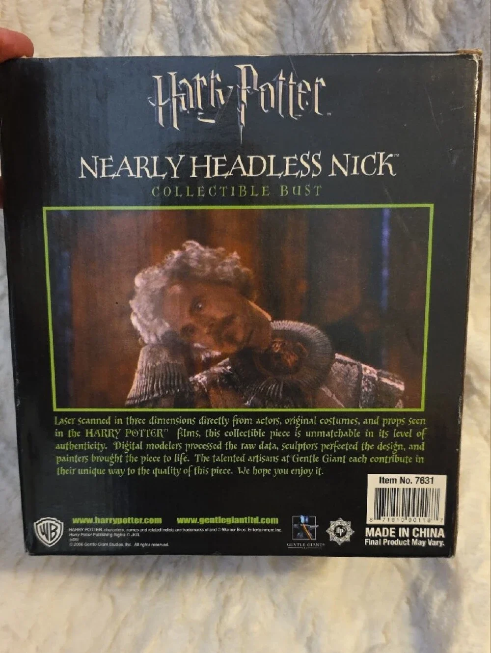 Rare Collectible Promo Harry Potter Nearly Headless Nick Bust